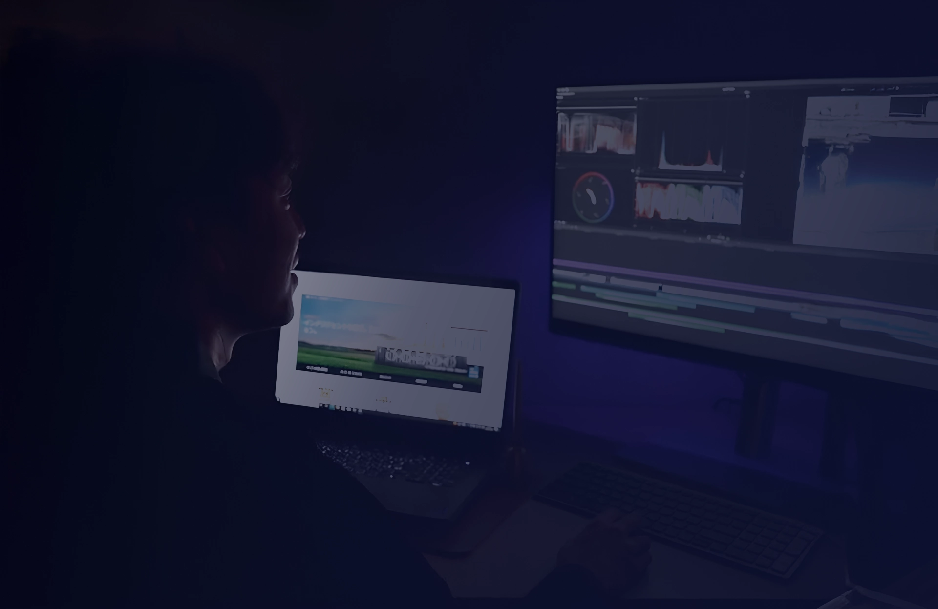 背景:サイト制作